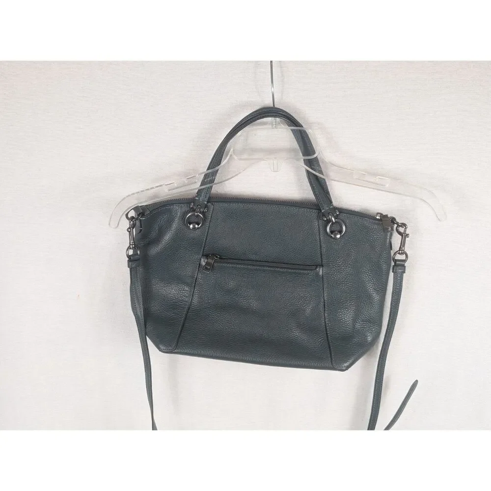 Coach Kacey Satchel Crossbody/Shoulder Bag Green Pebble Leather No. H2132-C6229